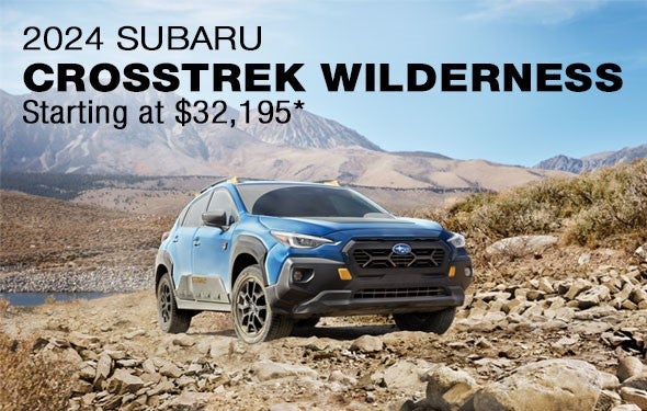 2024 Subaru Crosstrek Wilderness Starting at $32,195 | Subaru City of Milwaukee in Milwaukee WI