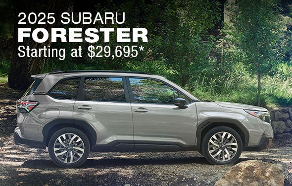 2025 Subaru Forester Starting at $29,695 | Subaru City of Milwaukee in Milwaukee WI
